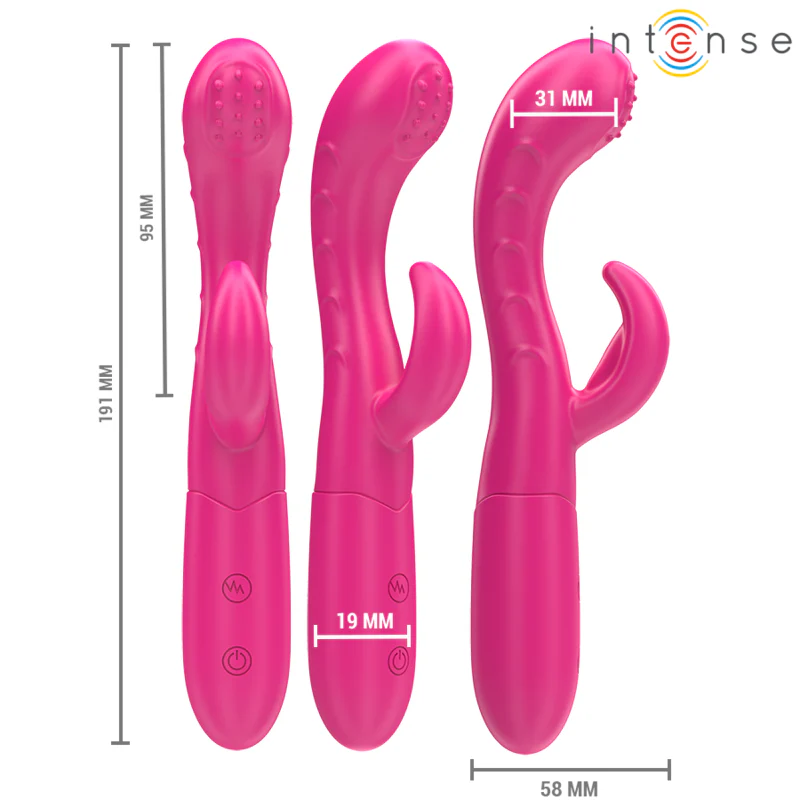 INTENSE - AMARA VIBRADOR COM LÍNGUA ESTIMULANTE 10 VIBRAÇÕES ROSA - Image 2