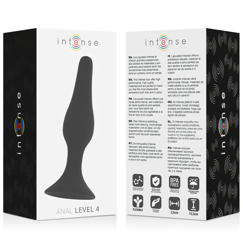 INTENSE - ANAL NÍVEL 4 15,5CM PRETO - Image 4