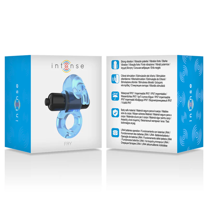 INTENSE - ANEL VIBRADOR - FRY AZUL - Image 5