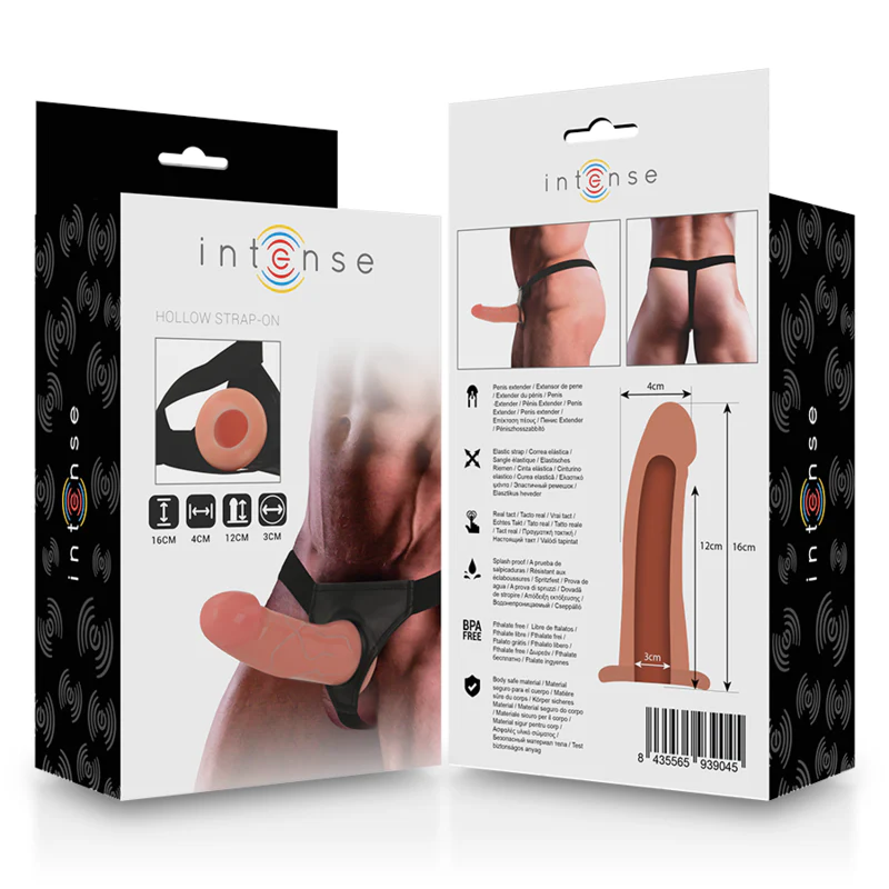 INTENSE - ARNÊS OCO COM DILDO 16 X 3 CM - Image 8