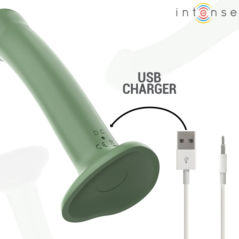INTENSE - BECCA VIBRADOR COM VENTOSA 10 VIBRAÇÕES VERDE CONTROLE REMOTO - Image 6