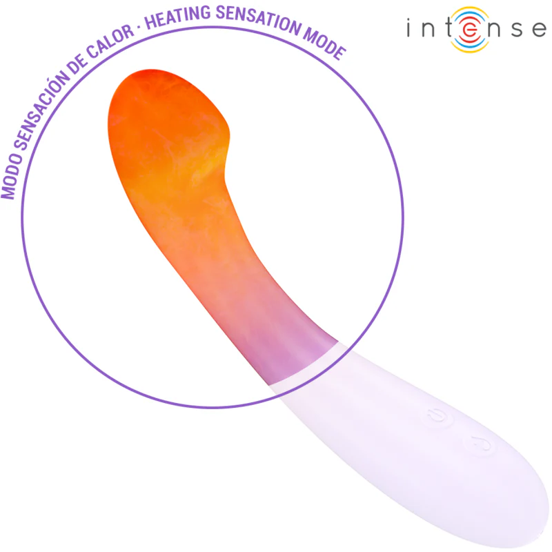 INTENSE - BECKY VIBRADOR 19 CM AQUECÍVEL 7 VIBRAÇÕES ROXO - Image 15