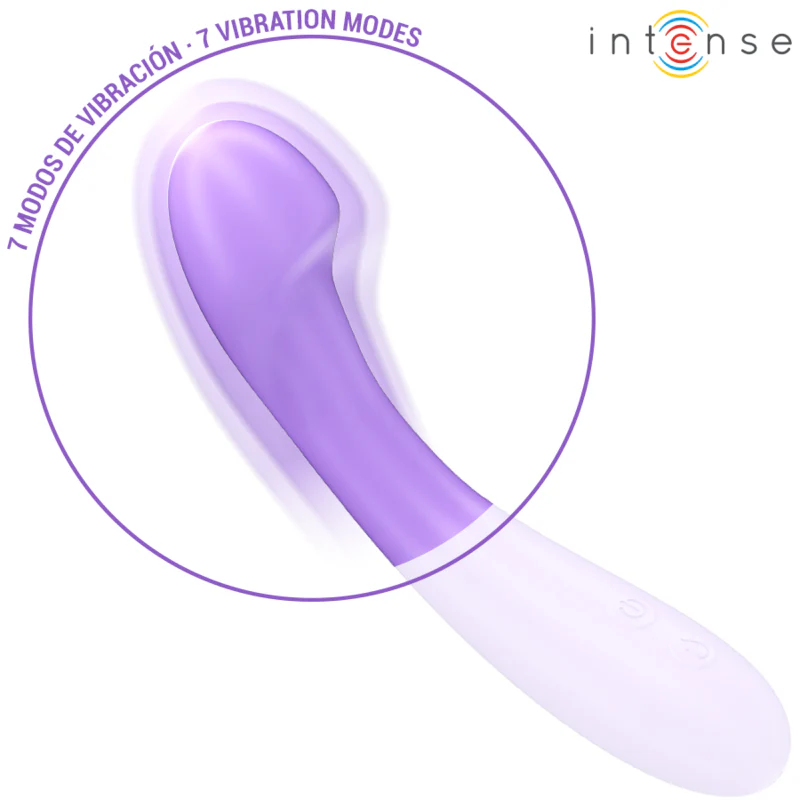 INTENSE - BECKY VIBRADOR 19 CM AQUECÍVEL 7 VIBRAÇÕES ROXO - Image 16