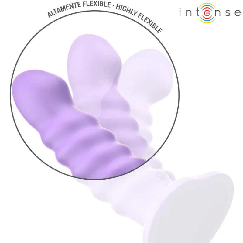INTENSE - BRENDA VIBRADOR TAMANHO M DESIGN ESPIRAL 10 VIBRAÇÕES ROXO CONTROLE REMOTO - Image 6