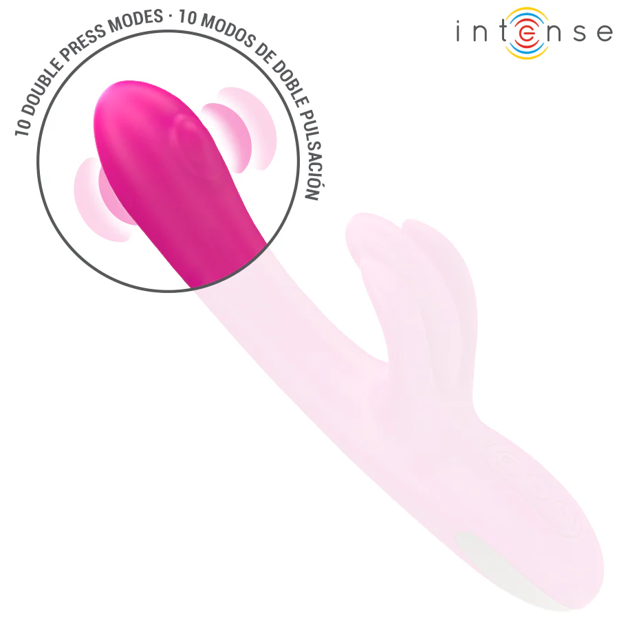 INTENSE - BRITNEY MULTIFUNCIONAL RABBIT VIBRADOR 23 CM ROSA - Image 6