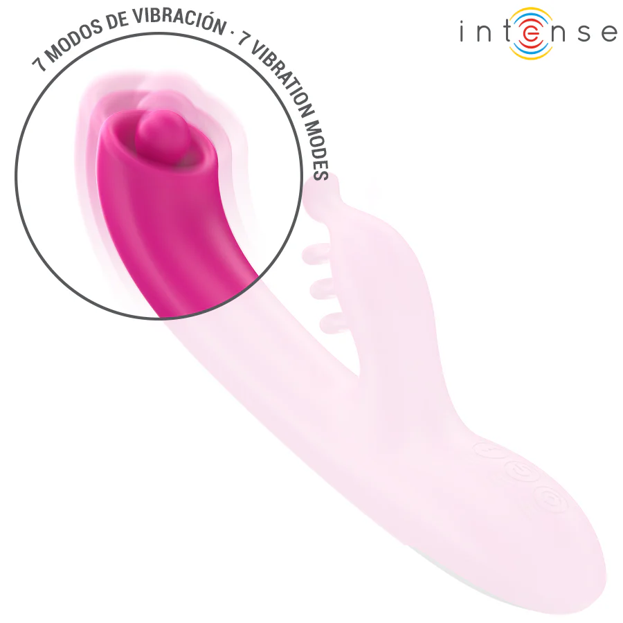 INTENSE - CHRISTINA MULTIFUNCIONAL RABBIT VIBRADOR 22,5 CM ROSA - Image 3
