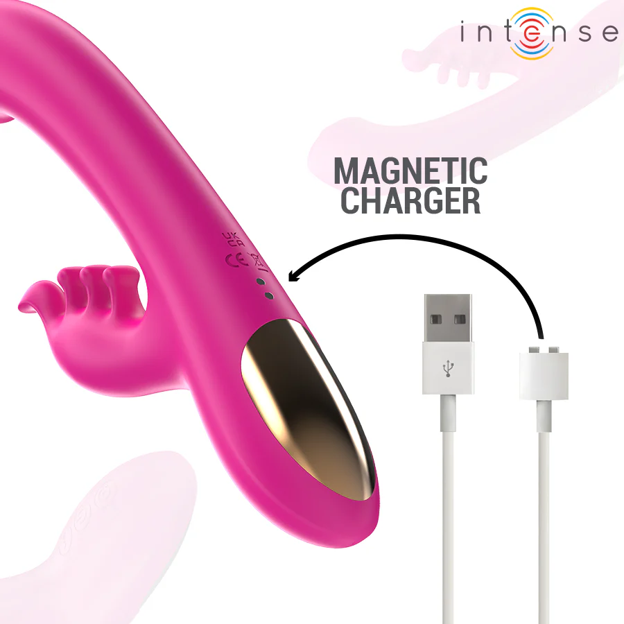 INTENSE - CHRISTINA MULTIFUNCIONAL RABBIT VIBRADOR 22,5 CM ROSA - Image 6