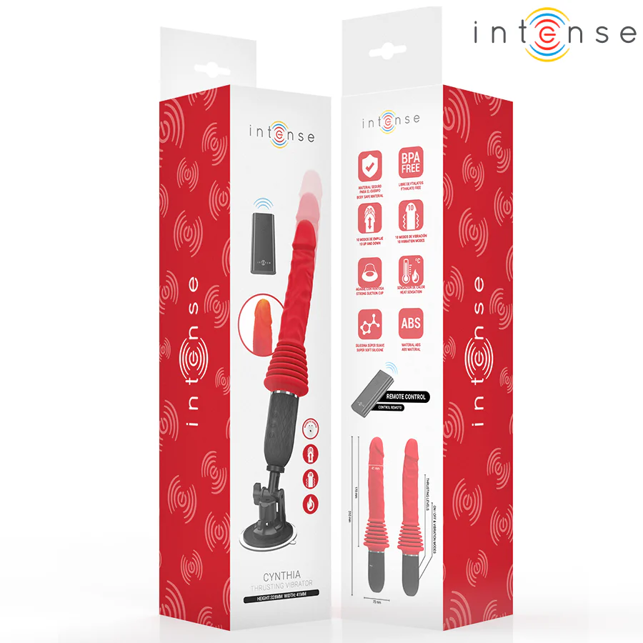 INTENSE - CYNTHIA VIBRADOR DE IMPULSO COM CONTROLE REMOTO E AQUECIMENTO - Image 4