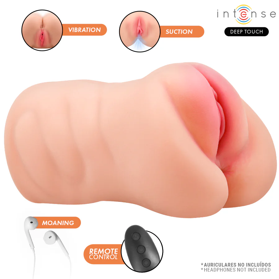 INTENSE DEEP TOUCH - KRISTA MASTURBADOR VAGINAL VIBRATÓRIO COM GEMIDOS E CONTROLE REMOTO - Image 5