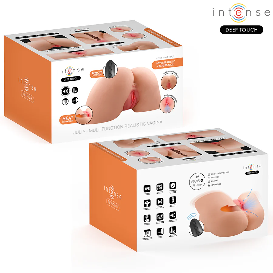 INTENSE DEEP TOUCH - MASTURBADOR JULIA COM SUCÇÃO VAGINAL REALISTA EFEITO DE CALOR E CONTROLE REMOTO - Image 10