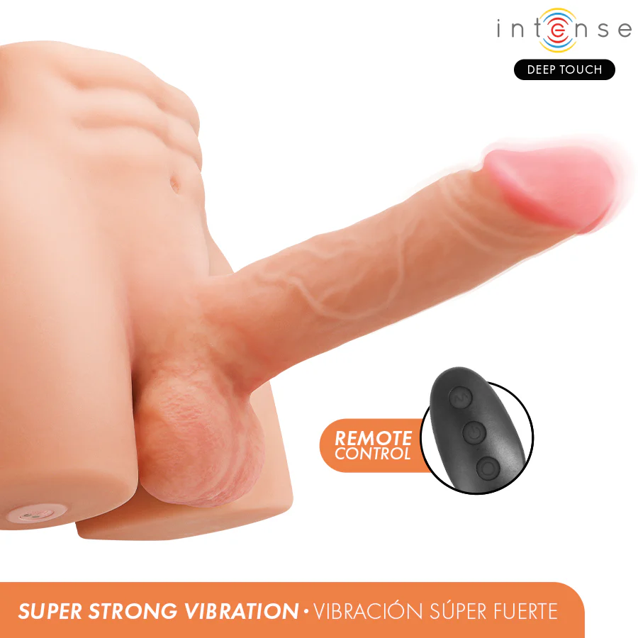 INTENSE DEEP TOUCH - MASTURBADOR RICHIE REALISTA COM VIBRAÇÃO E PENETRAÇÃO, CONTROLE REMOTO - Image 6