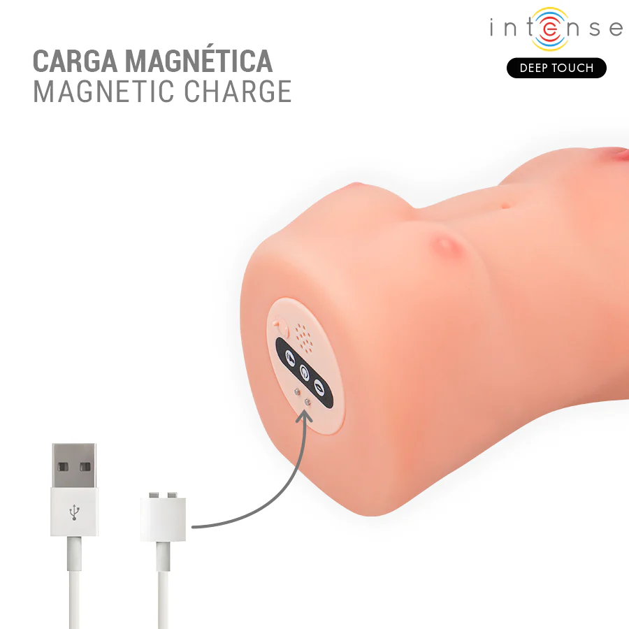 INTENSE DEEP TOUCH - MASTURBADOR VIBRATÓRIO E DE SUCÇÃO CATHERINE COM VOZ - Image 8