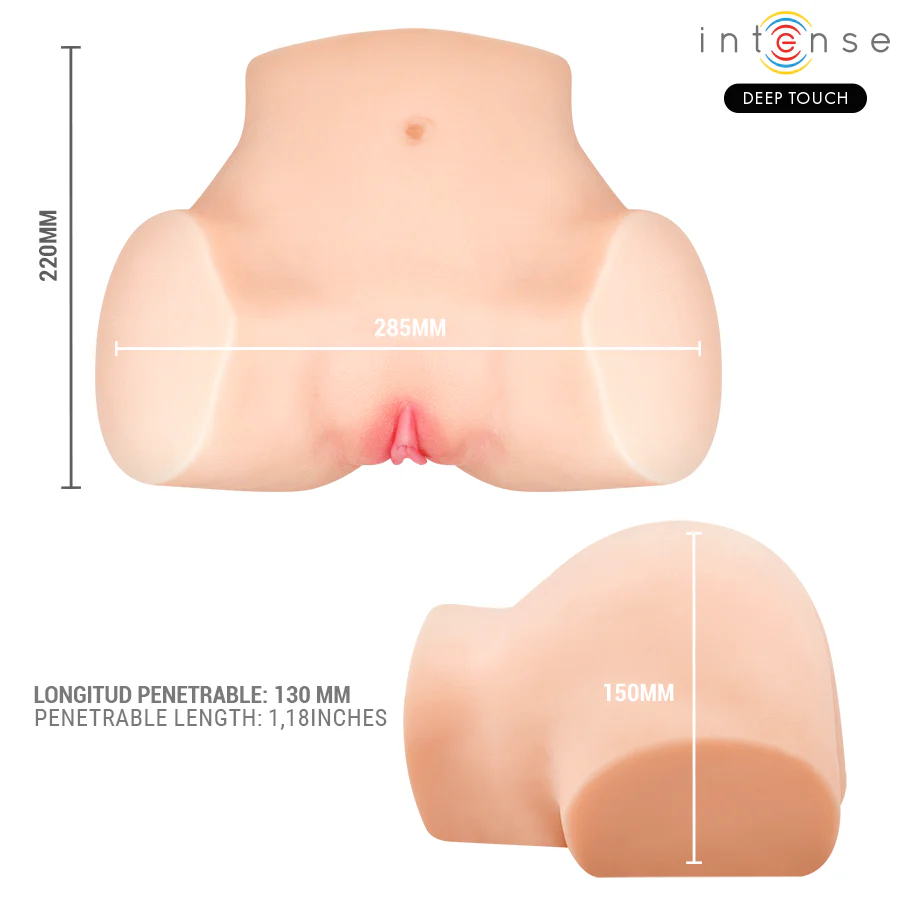INTENSE DEEP TOUCH - NICOLE, MASTURBADOR REALISTA COM GEMIDOS E SUCÇÃO VAGINAL COM EFEITO DE CALOR E CONTROLE REMOTO - Image 6