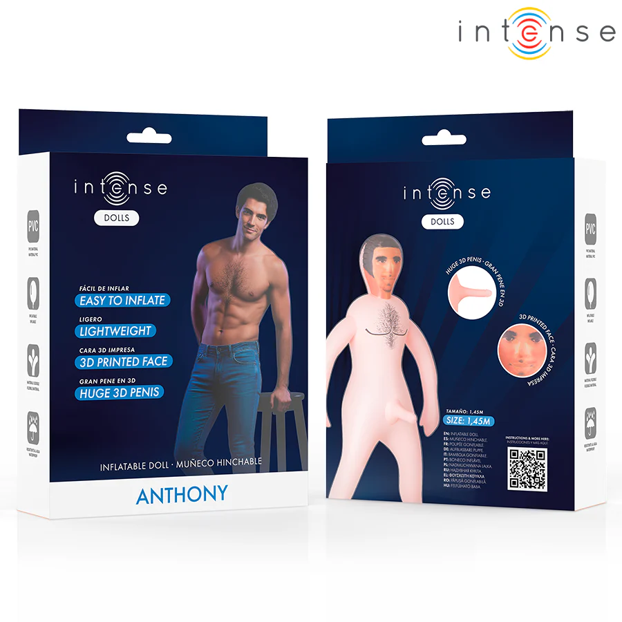 INTENSE DOLLS - BONECA INFLÁVEL ANTHONY COM PÊNIS 3D - Image 4