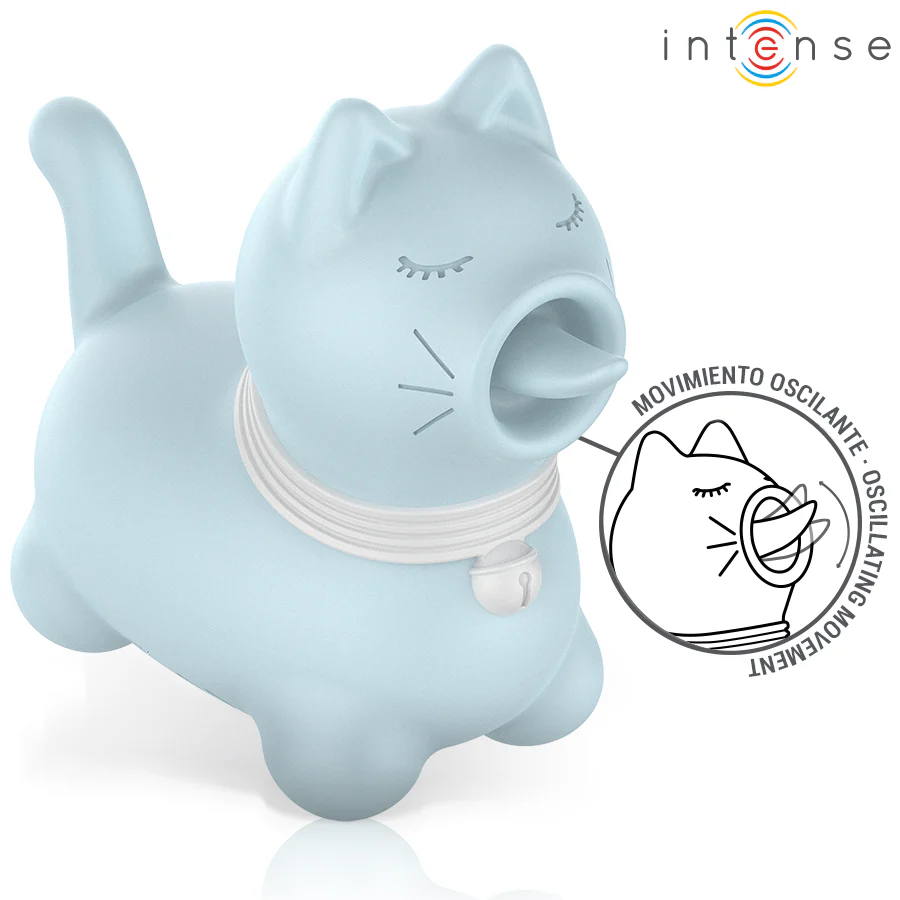 INTENSE - ESTIMULADOR DUCHESS COM LÍNGUA GIRATÓRIA 360º AZUL - Image 2