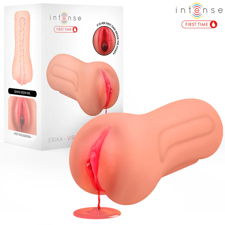 INTENSE FIRST TIME - ERIKA VIRGEM SE MASTURBANDO COM SANGRAMENTO - Image 2