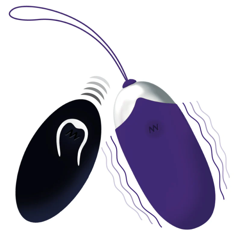 INTENSE - FLIPPY II VIBRANTE OVO COM CONTROLE REMOTO ROXO - Image 2
