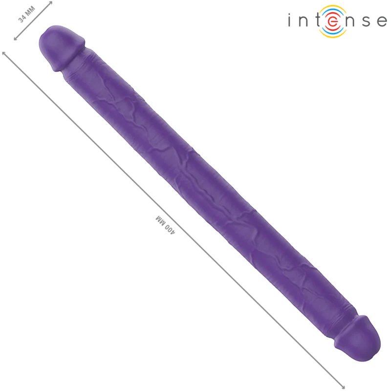 INTENSE - GUNTER DILDO VIBRADOR DUPLO 40 CM ROXO CONTROLE REMOTO - Image 6