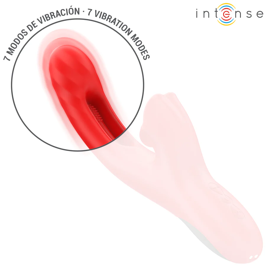 INTENSE - JESSICA MULTIFUNCIONAL VIBRADOR ESTIMULAÇÃO DO CLITÓRIS 24,8 CM VERMELHO - Image 5