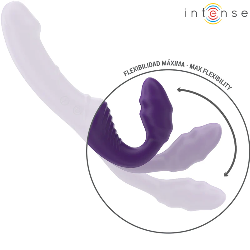 INTENSE - JILL VIBRADOR DUPLO 20 CM ROXO CONTROLE REMOTO - Image 6