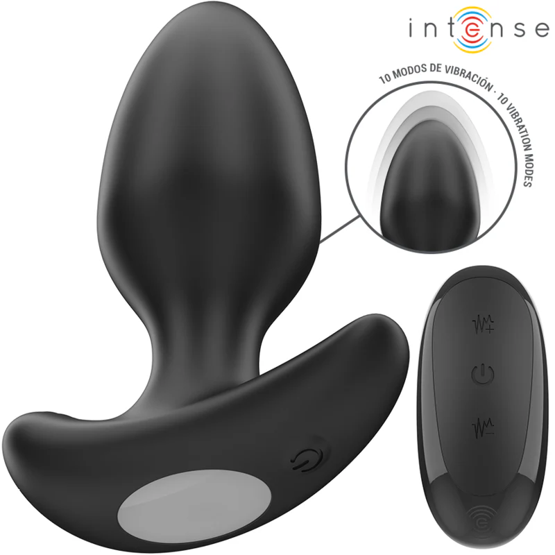 INTENSE - JOEY ANAL PLUG 10 VIBRAÇÕES PRETO CONTROLE REMOTO - Image 2