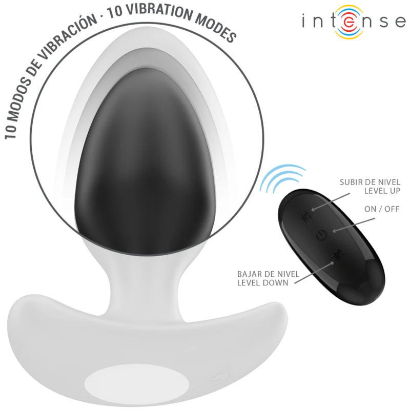 INTENSE - JOEY ANAL PLUG 10 VIBRAÇÕES PRETO CONTROLE REMOTO - Image 5