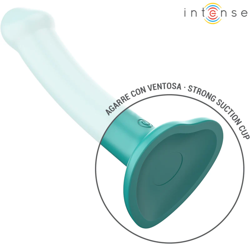 INTENSE - KATIE VIBRADOR COM VENTOSA 10 VIBRAÇÕES AZUL CONTROLE REMOTO - Image 4
