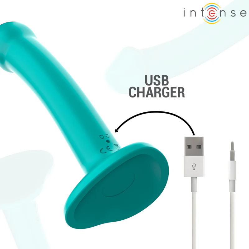 INTENSE - KATIE VIBRADOR COM VENTOSA 10 VIBRAÇÕES AZUL CONTROLE REMOTO - Image 6