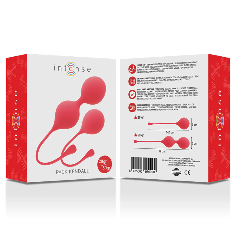 INTENSE - PACK BOLAS KEGEL KENDALL VERMELHO - Image 2
