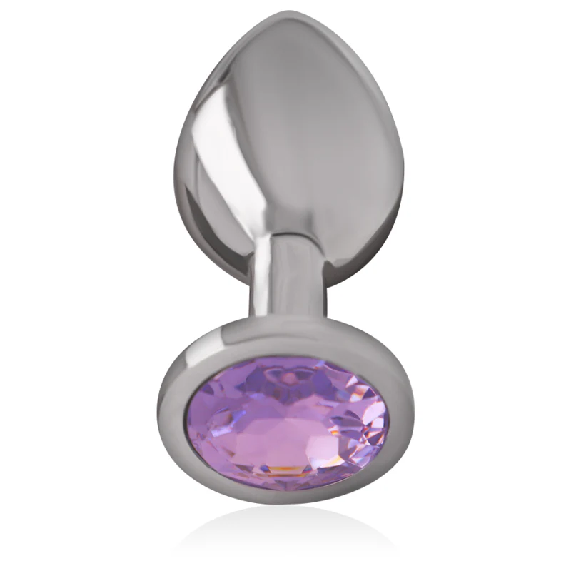 INTENSE - PLUG ANAL DE METAL DE ALUMÍNIO COM CRISTAL VIOLETA TAMANHO L - Image 2