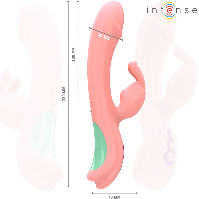 INTENSE - RACHEL RABBIT VIBRADOR 5 VIBRAÇÕES ROSA - Image 6