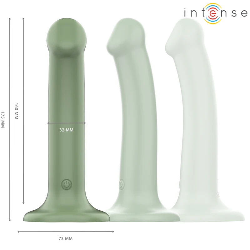 INTENSE - VIBRADOR BECCA COM VENTOSA 10 VIBRAÇÕES VERDE CONTROLE REMOTO - Image 3