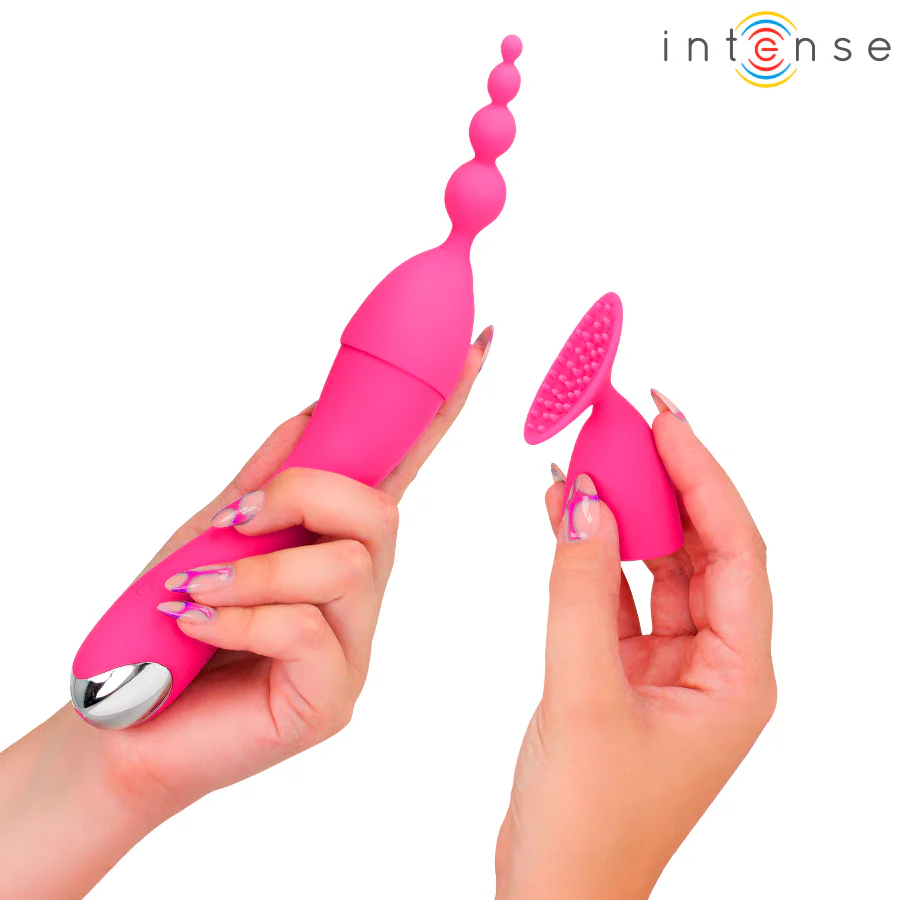 INTENSE - VIBRADOR CHER COM 20 PADRÕES E CABEÇAS INTERCAMBIÁVEIS - Image 5