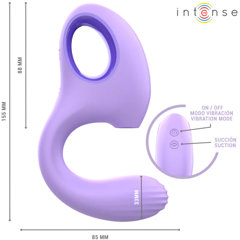 INTENSE - VIBRADOR E ESTIMULADOR BAXTER VIOLET - Image 6