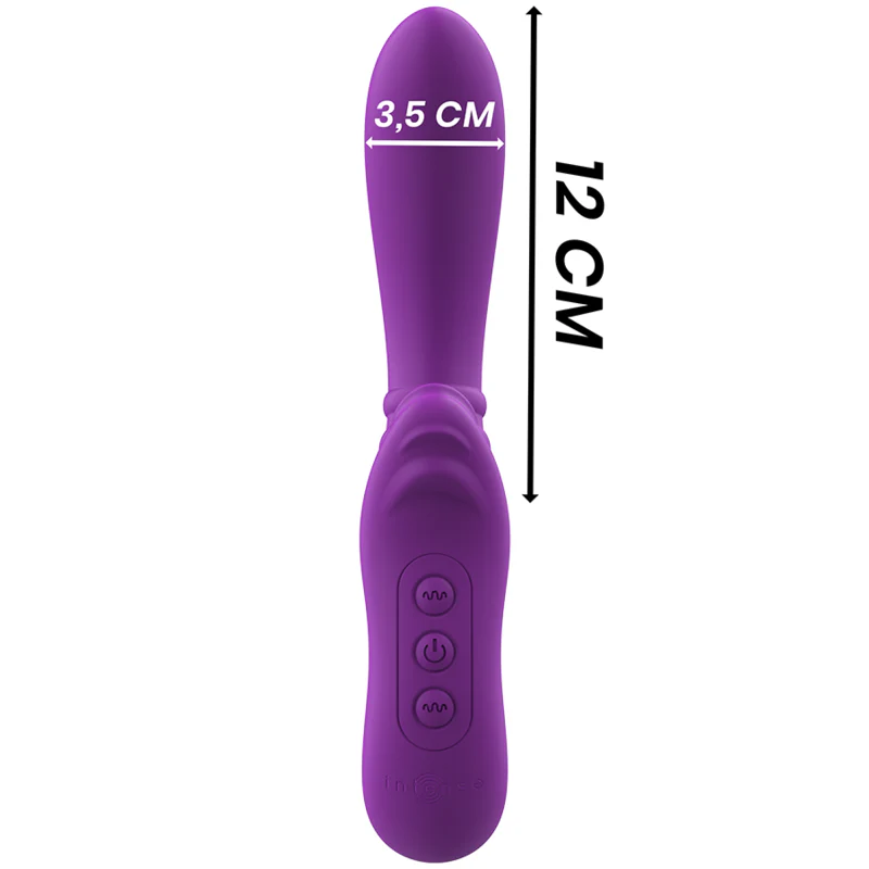 INTENSE - VIBRADOR FLEXÍVEL HARRY COM LÍNGUA ROXA - Image 3