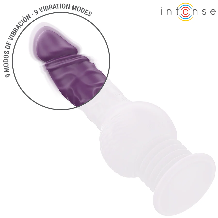 INTENSE - VIBRADOR MULTIFUNCIONAL TATUM COM VIBRAÇÃO PARA CIMA E PARA BAIXO 24 CM ROXO - Image 5