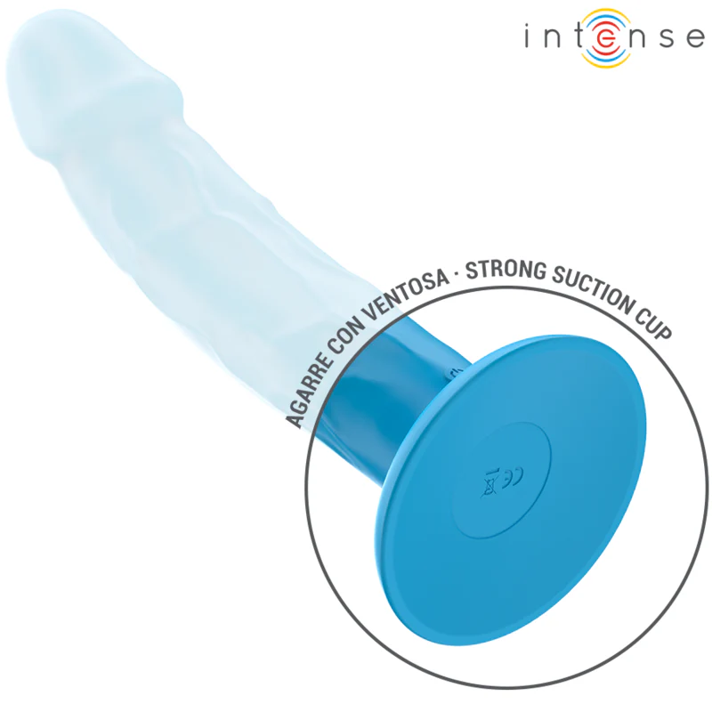 INTENSE - VIBRADOR REALÍSTICO PHOEBE 10 VIBRAÇÕES CONTROLE REMOTO AZUL - Image 6