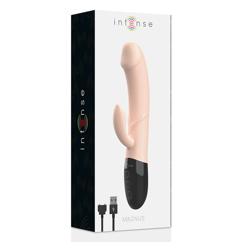 INTENSE - VIBRADOR RECARREGVEL MAGNUS DUAL NATURAL - Image 7