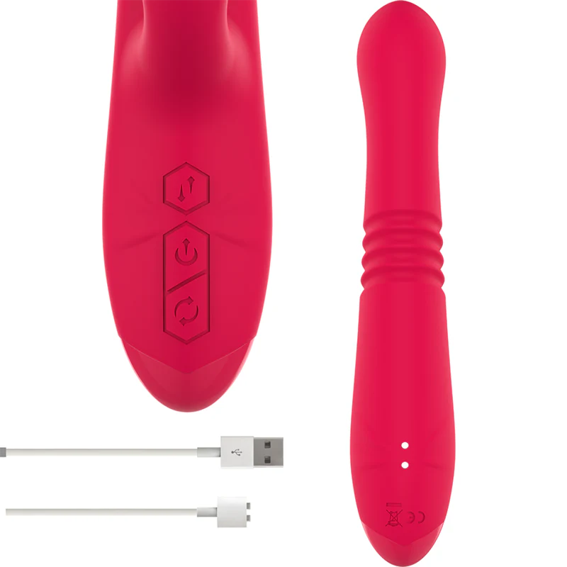 INTENSE - VIBRADOR UP & DOWN RECARREGVEL DUA MULTIFUNO COM LÍNGUA VERMELHA - Image 4