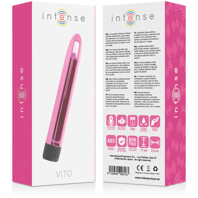 INTENSE - VIBRADOR VITO ROSA - Image 4