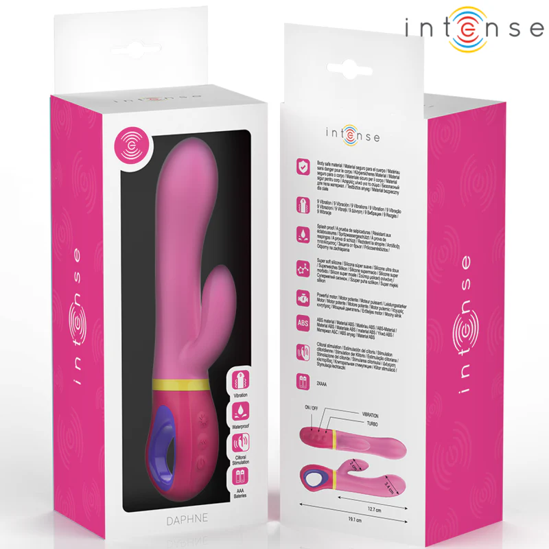 INTENSO - VIBRADOR DE COELHO ROSA DAPHNE - Image 6