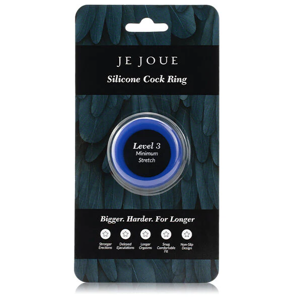 JE JOUE - ANEL DE SILICONE AZUL ESTRANGULAMENTO MÍNIMO - Image 6