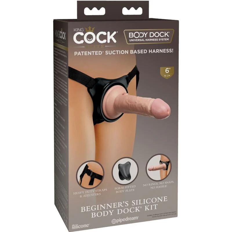 KING COCK - ELITE ARNÊS AJUSTVEL COM DILDO 15.2 CM PARA INICIANTES - Image 11