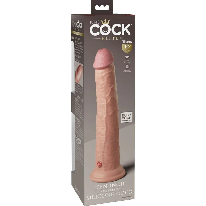 KING COCK - ELITE DILDO SILICONE REALISTA 25.4 CM - Image 6