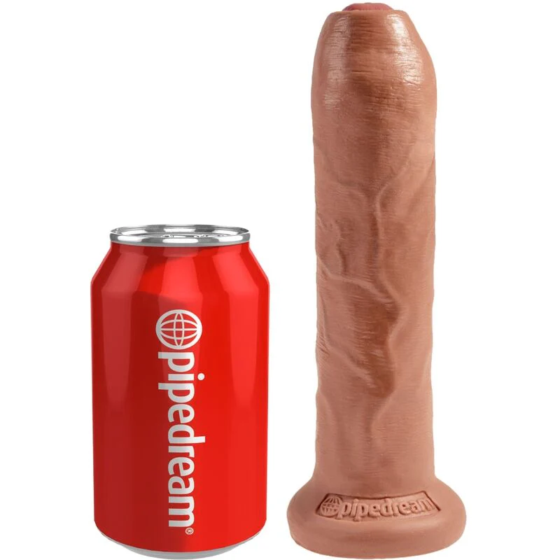 KING COCK - PÊNIS REALÍSTICO SEM CORTES 17.8 CM CARAMELO - Image 2