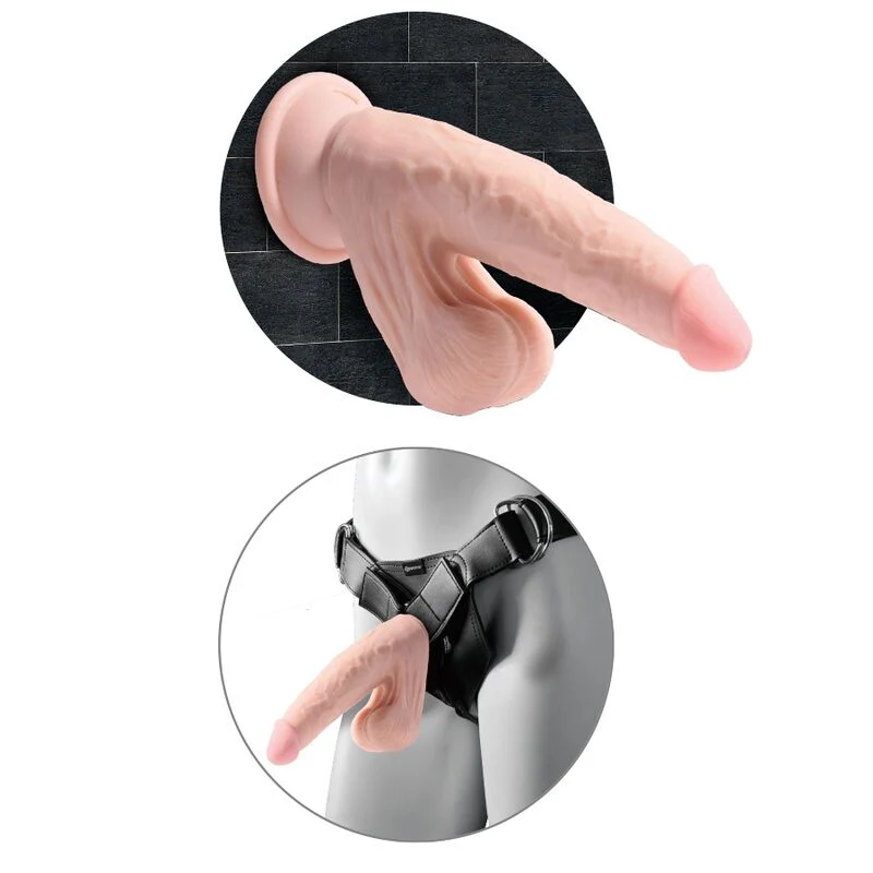 KING COCK - PLUS BOLAS DE BALANO DE DILDO 3D 12.7 CM - Image 3