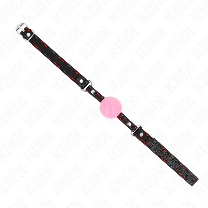 KINK - BOLA OURO ROSA 4 CM MORDAÇA 60 x 2 CM - Image 3