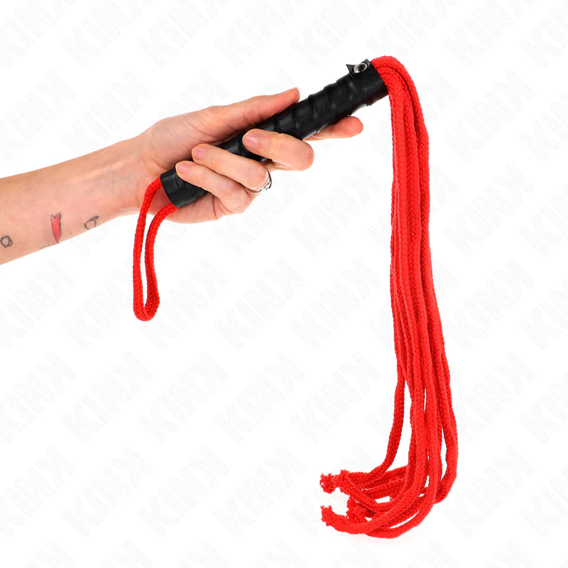 KINK - CHICOTE DE CORDA ROJO 56 CM - Image 3