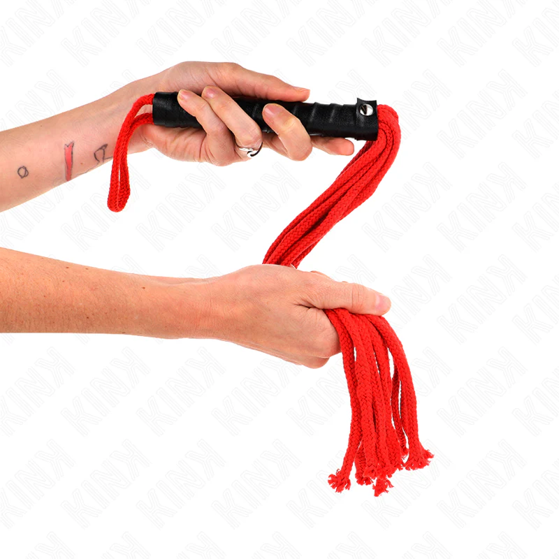 KINK - CHICOTE DE CORDA ROJO 56 CM - Image 4