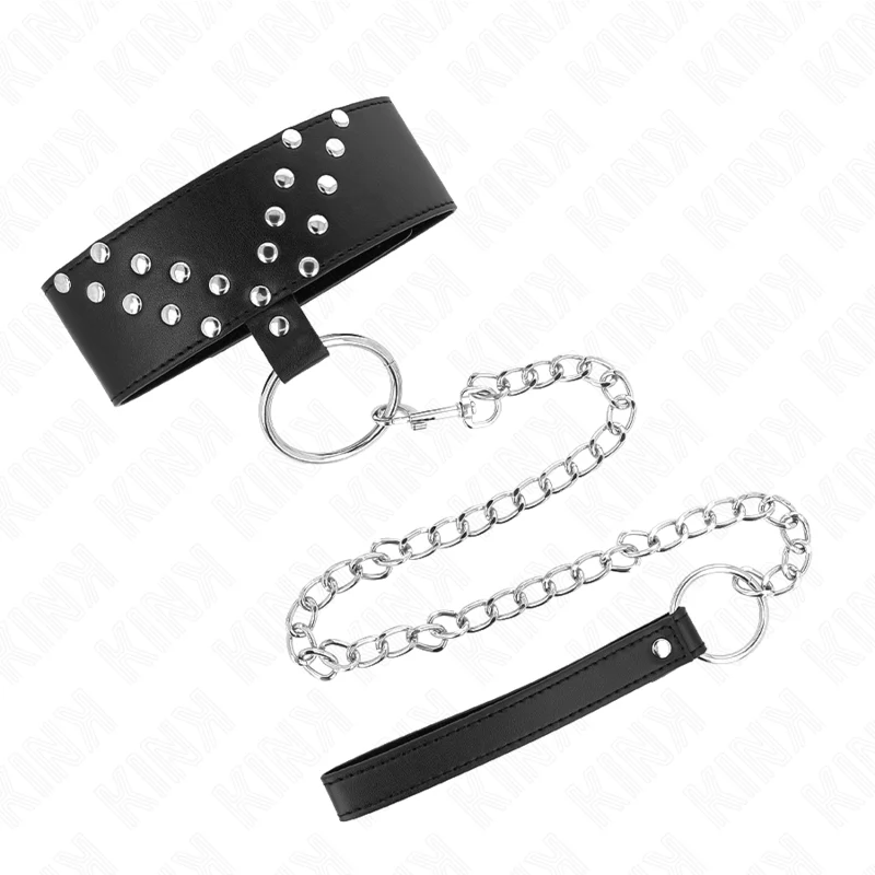 KINK - COLAR COM CINTO 65 CM COM REBITE V AJUSTÁVEL 36-43 CM X 5 CM - Image 2